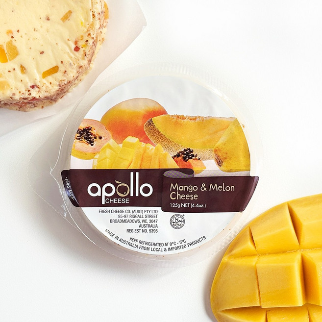 아폴로 과일치즈 멜론 앤 망고, 5개, 125g