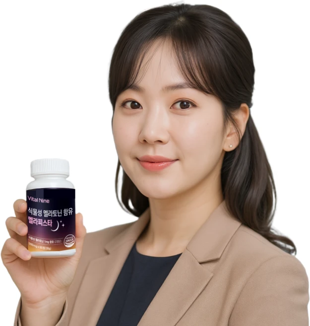 [자연맑음] 식물성 멜라토닌 함유 멜라피스타 ++ UP 500mg, 2개, 60정 - 쿠팡