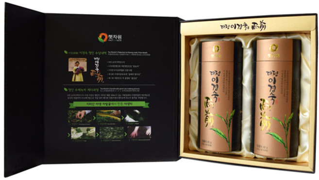 하동 녹차 우전선물세트 40g x 2, 1개입