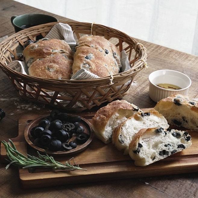 5가지맛 치아바타 셋트 (플레인 올리브 치즈 할라피뇨 나폴리), 5개, 120g