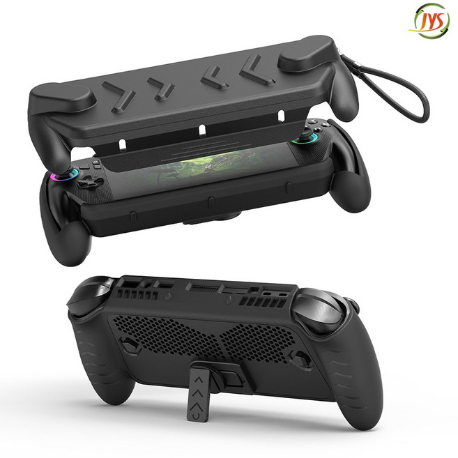 ROG XBOX Ally X 케이스 엑갈리 JYS 전후면 풀커버 세트, 블랙