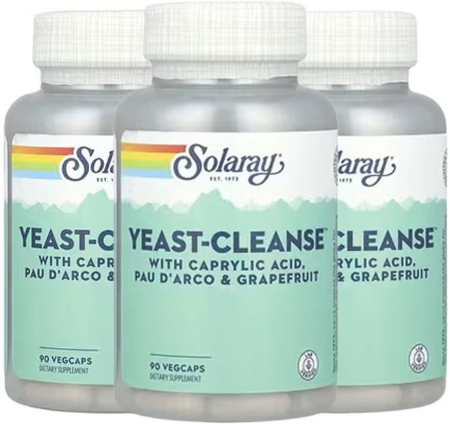 솔라레이 Yeast-Cleanse 90베지캡슐, 3개, 90정 - 쿠팡
