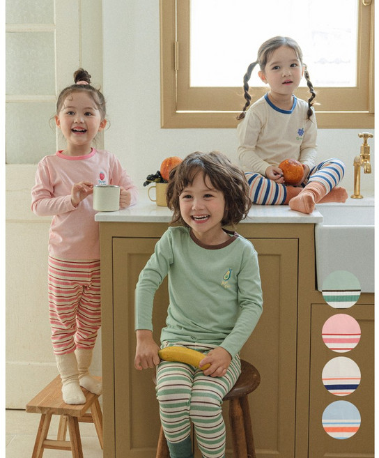 [해피버스] 후르츠ST 실내복세트