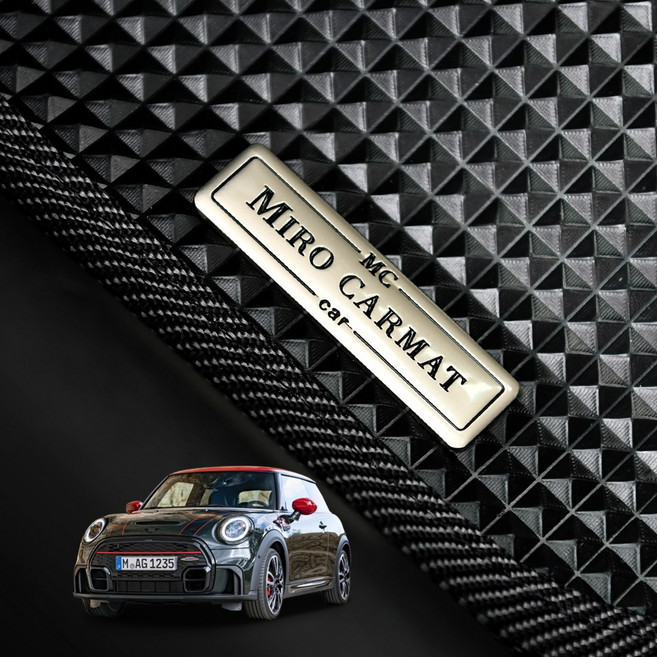 BMW 미니쿠퍼 3도어 해치백 3세대(F56) 2세대(R56) 고무 1열+2열 풀세트 차바닥매트 씬카매트, 씬카매트 1+2열, 미니쿠퍼 3도어 해치백 2세대(R56), 미니