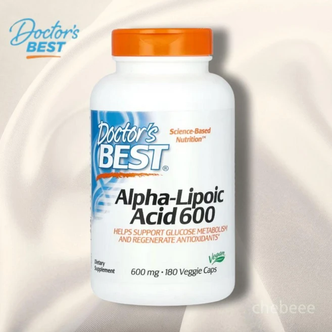 Doctors Best 알파리포산 600mg 180캡슐, 1개, 180정 - 쿠팡