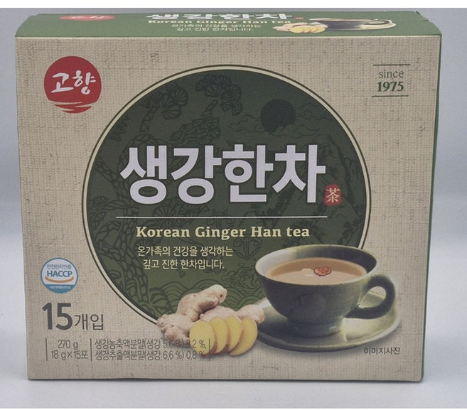 고향 생강한차, 18g, 15개입, 6개
