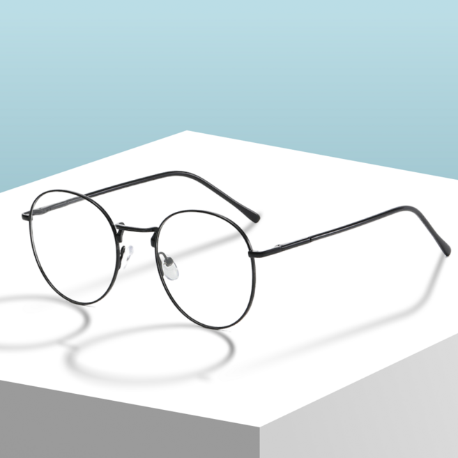 트렌듀어 50대 60대 블루라이트 차단 안경 노안 안경 안경테, 1개, 로즈골드