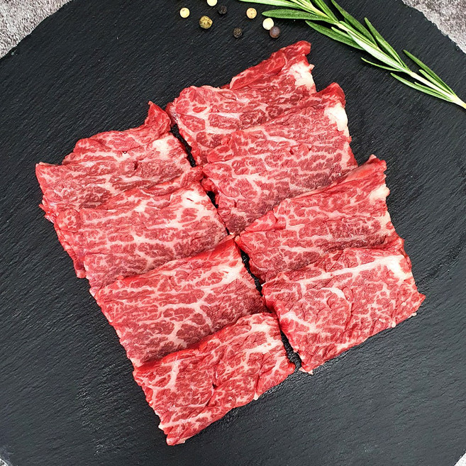 1++(8)등급 투뿔 한우 치마살 구이용 치맛살 소고기특수부위 구이 당신애한우, 200g, 1개