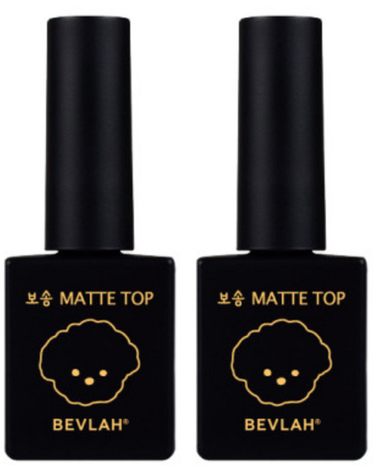 비블라 기초젤 보송매트탑젤, 2개, 10g, 투명