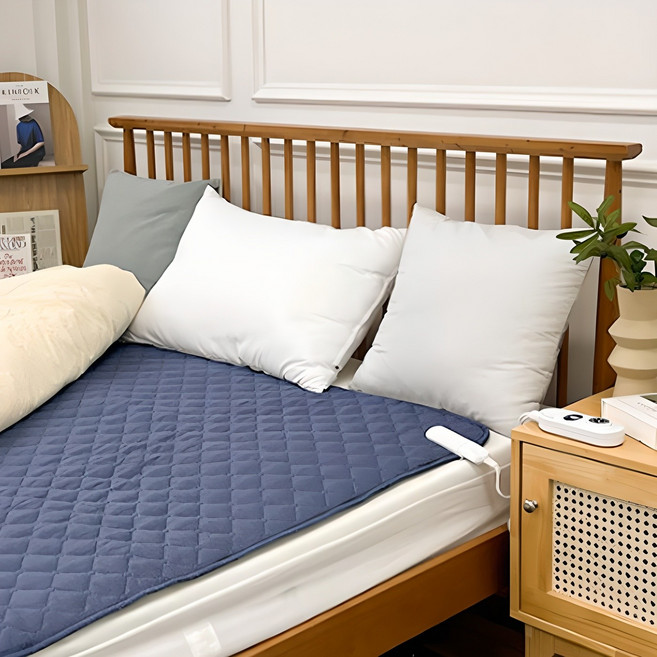 감성전자 안심 탄소 카본 매트 워셔블 캠핑 장판 전기요 GS-EM24S, 다크블루, 슈퍼싱글(100 x 180cm)