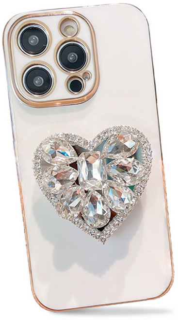 코셋 아이폰 하트 다이아그립톡 케이스