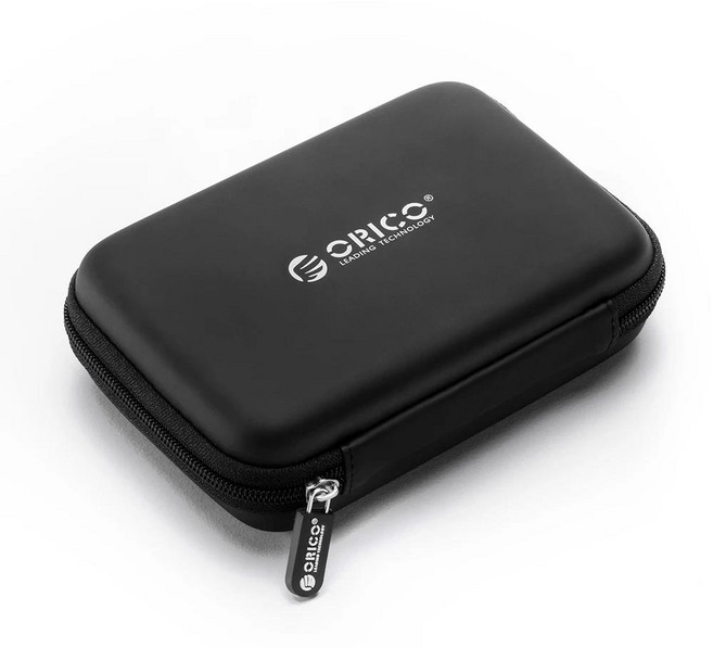 ORICO 2.5 인치 HDD 박스 가방 케이스 외장 휴대용 하드 드라이브 보관 보호 블랙 레드 블루, A, 1개