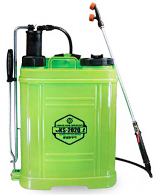 [국산 광성 20L 플라스틱 분무기] 농약분무기 한말분무기 농업용분무기 비료살포기 고추 배추 비료 살포기 소독기 헬스장 소독, 20리터분무기, 1세트