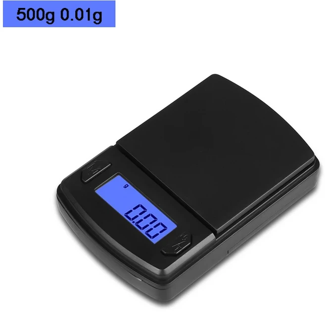 무게 규모 200g/300g/500g X 0.01g 전자 정밀 저울 디지털 미니 주방 포켓, 03 500g 0.01g