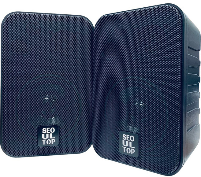 매장스피커 SS-400P 중저음이 풍부한 벽걸이형 패션스피커 2개 STM