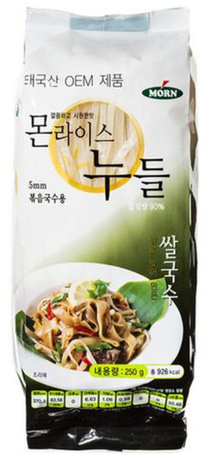 몬 라이스누들 5mm, 250g, 2개