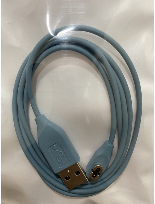 AfterShokz 韶音 OpenSwim AS700 骨傳導藍牙耳機充電線, 100CM水藍色