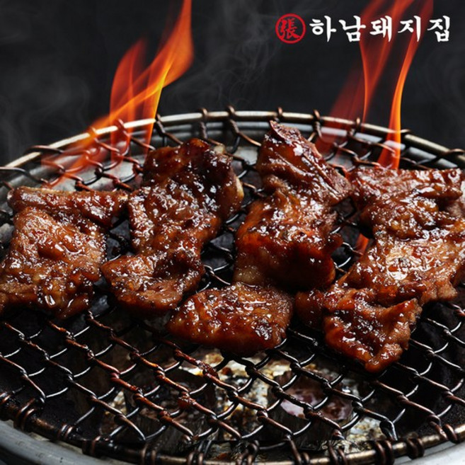 하남돼지집 양념 돼지포갈비, 2개, 500g