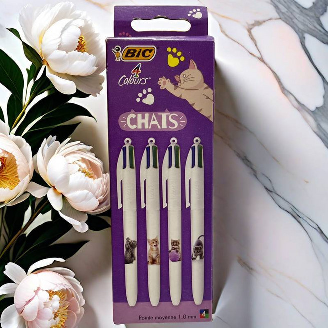 BIC 4色貓咪原子筆, 1個