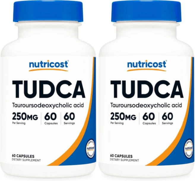 뉴트리코스트 TUDCA 타우로우르소데옥시콜 애시드 250mg 캡슐, 2개, 60정 - 쿠팡