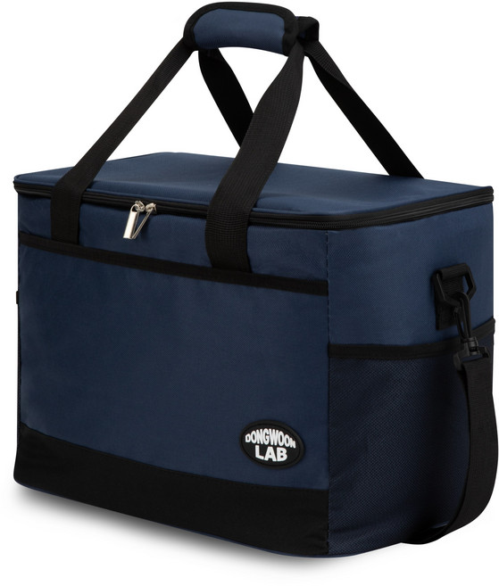 에버프레시 써모백 보냉백 소프트쿨러 아이스박스, 네이비, 30L