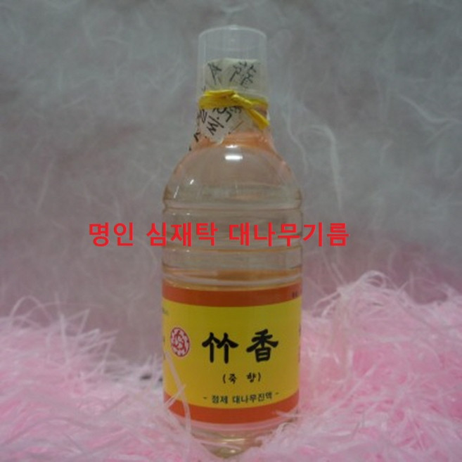 [진상품몰]명인심재탁 담양 대나무기름 죽력 식용목초액 죽향(스모크향), 1개, 500ml