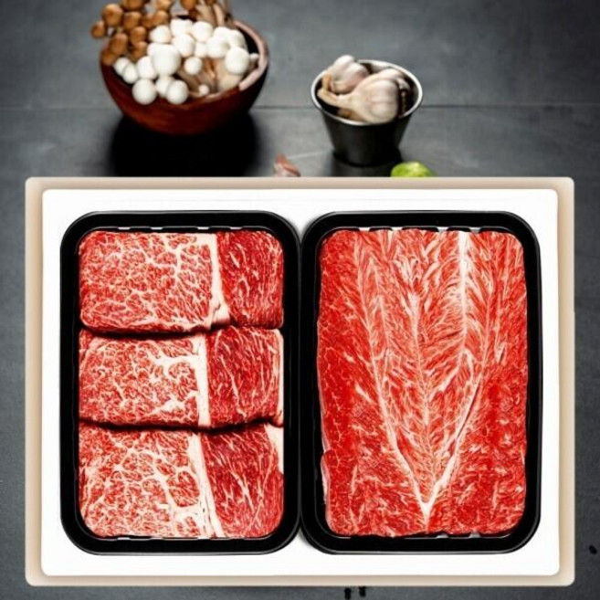 자연애 청풍명월 무항생제 로정4호 등심 400g 채끝 400g 양지 400g 불고기 400g