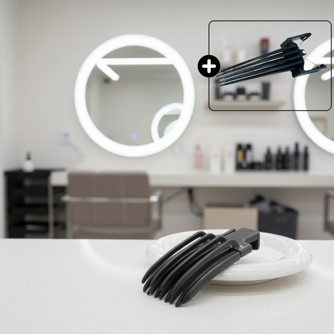 포닉스 머리볼륨 집게 뿌리 볼륨 핀, 1세트, 블랙