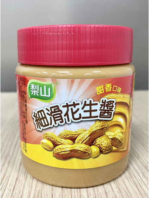 梨山牌 顆粒花生醬 鹹香 340g/800g, 1罐