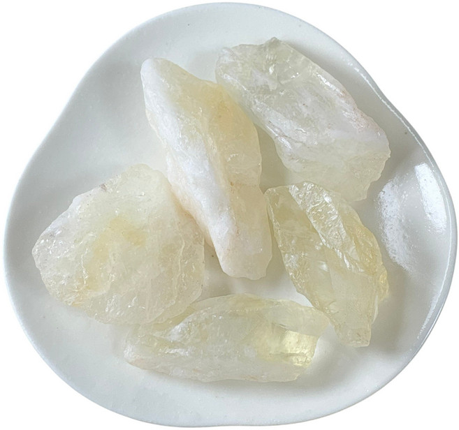 巴西黃水晶 天然原礦 居家擺飾, 巴西黃水晶 約3-5cm
