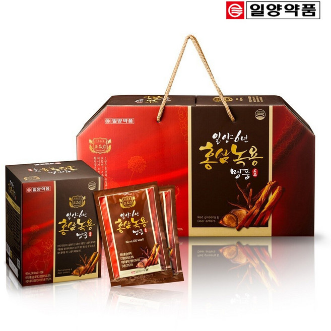 건강한 6년홍삼녹용명품 세트 추출물 함유 산삼 명절 식전 식후 홍삼 녹용 활력증진 중장년층 학업, 30개