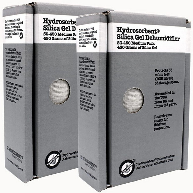 Hydrosorbent 900g 실리카 젤 66큐빅 SG-900용, 450 미디엄 팩 - 2개