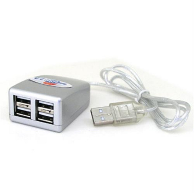 Coms USB 4포트 허브 무전원 U2672, 1개