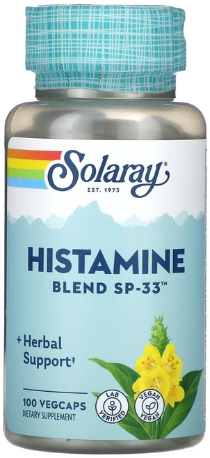 Solaray 히스타민 혼합물 SP-33 베지 캡슐 100정, Solaray히스타민혼합물SP33베지캡슐100정, 1개 - 쿠팡