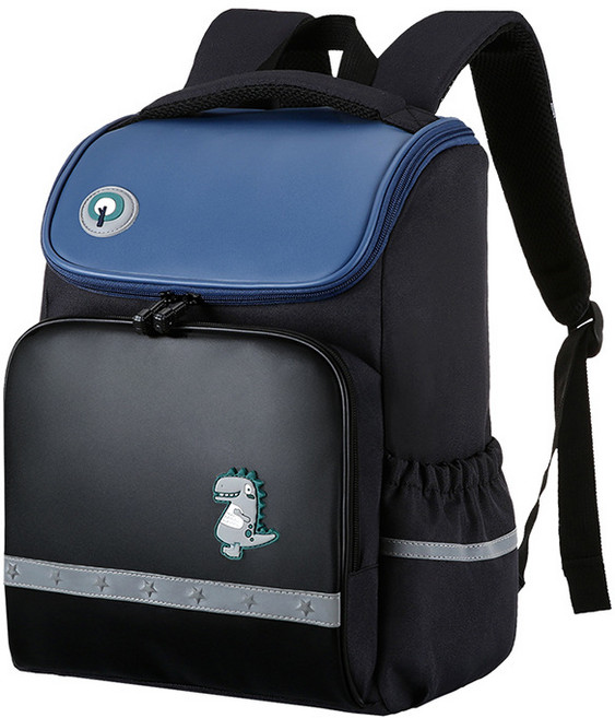 OUDELE 兒童翻蓋式書包 小學生護脊後背包 防潑水耐磨大容量，多功能設計輕便舒適