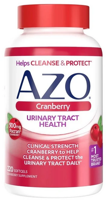 아조 크랜베리 유리너리 헬스 500mg AZO Cranberry Urinary Tract Health 500mg, 220정, 1개 - 쿠팡