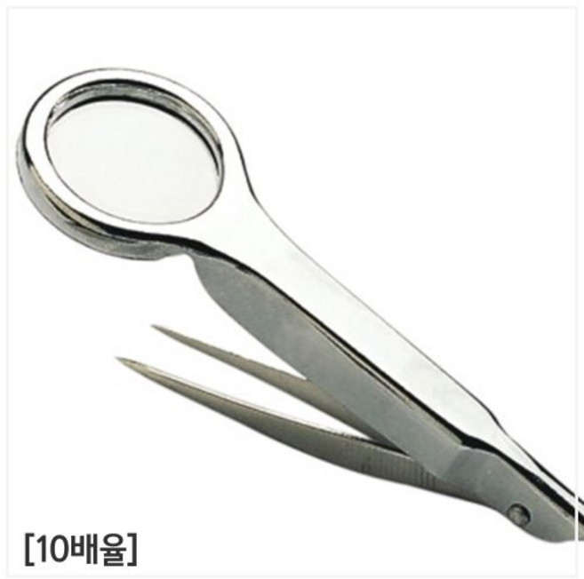 핀셋일체형돋보기(10배율), 1개