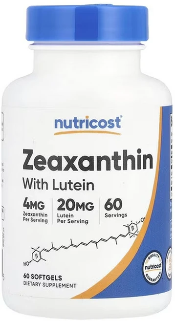 캘리포니아골드뉴트리션 루테인 제아잔틴 20mg 60소프트젤 지아잔틴 금잔화, 1개, 60정 - 쿠팡