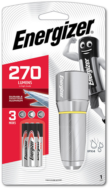 에너자이저 LED 비전HD 메탈 랜턴 AAA3 캠핑 270루멘, 1개