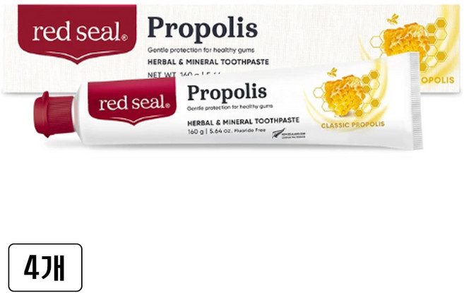 [코스트코]레드씰 프로폴리스 치약 큰용량, 160g, 4개