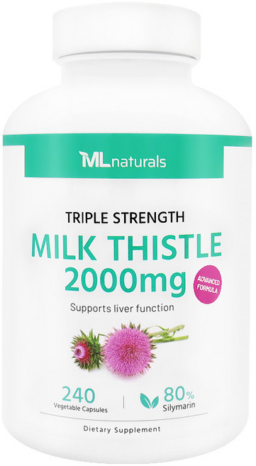 마이라이프 내추럴스 트리플 스트랭스 밀크씨슬 2000mg, 1개, 240정