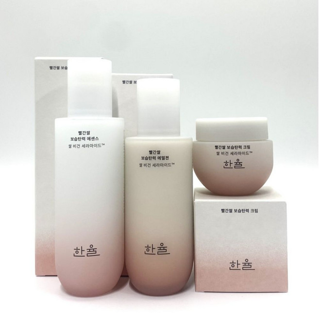 [D] 한율 빨간쌀 3종 단품구성 (스킨+로션+크림), 1세트