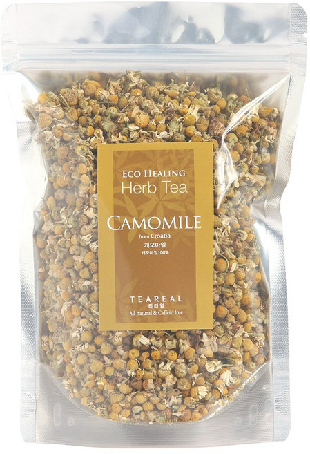 티리얼 대용량 허브차 캐모마일 70g 잎차 카모마일 차 티, 70g × 1개입 × 1개, 1개, 1개입