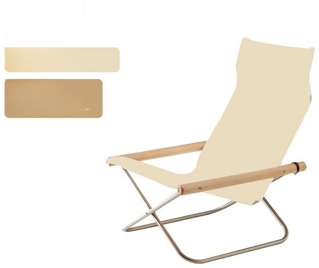 리클라이너 인용 무중력의자 접이식 수면 릴렉스 클레어마망 소파 침실안락의자 거실 서재 눕는 크림베이지, 1개, 베이지옐로우 너도밤나무 팔걸이