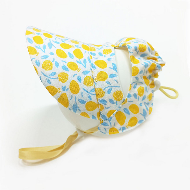 하니펫 강아지 자외선차단 썬캡 모자 챙모자, 1개, 허니레몬