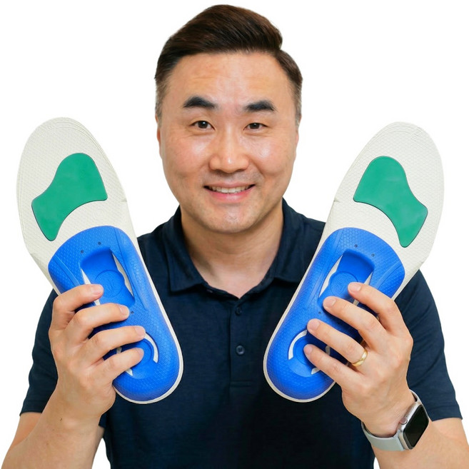 [홍정기교수개발] 뉴로인솔 듀랩스 기능성 족저근막염 깔창 쿠션 아치 평발 요족 오다리 홍정기깔창 군대 군화 등산화 신발 인솔 족저근막 무지외반 자세교정 아치탭 골프 발아치, 2세트