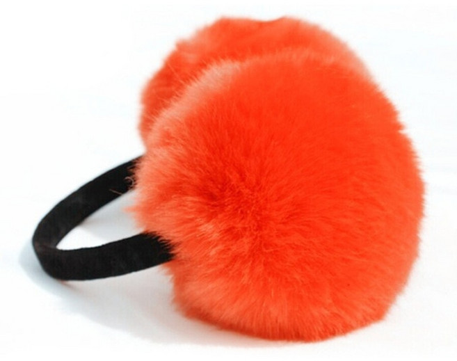 방한 귀마개 토끼 모피 용 브랜드 편안한 따뜻한 귀 덮개 귀 따뜻하게 한 조절 가능