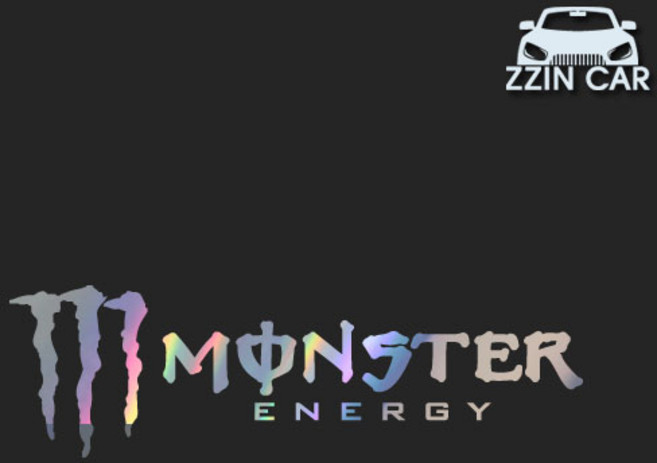 찐카 몬스터에너지 캠핑 데칼스티커 ZCCP-17 /캠핑스티커 /몬스터에너지스티커, 1개, 대형-오렌지