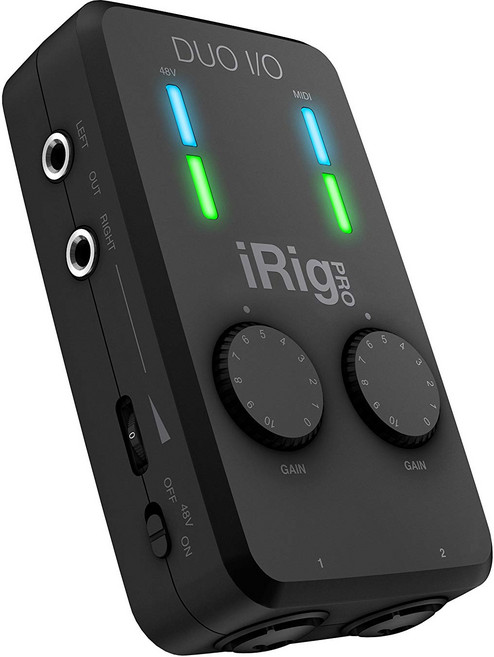 IK Multimedia iRig Pro Duo IO 2채널 모바일 오디오 MIDI 인터페이스[]