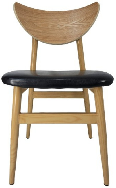 [BS]나비 의자(내추럴), 내추럴/블랙, 1개